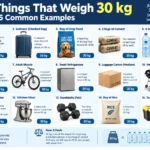 things that weigh 30 kg