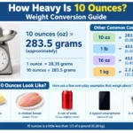 how heavy is 10 ounces