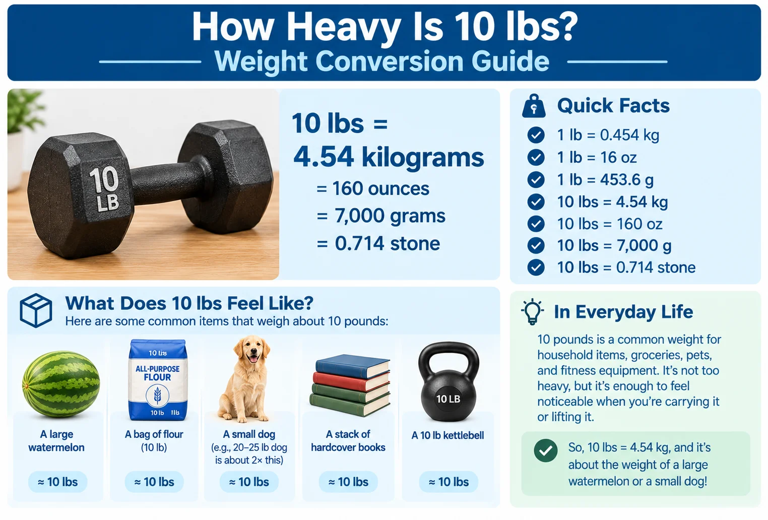 how heavy is 10 lbs