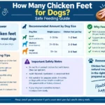 how many chicken feet for dogs