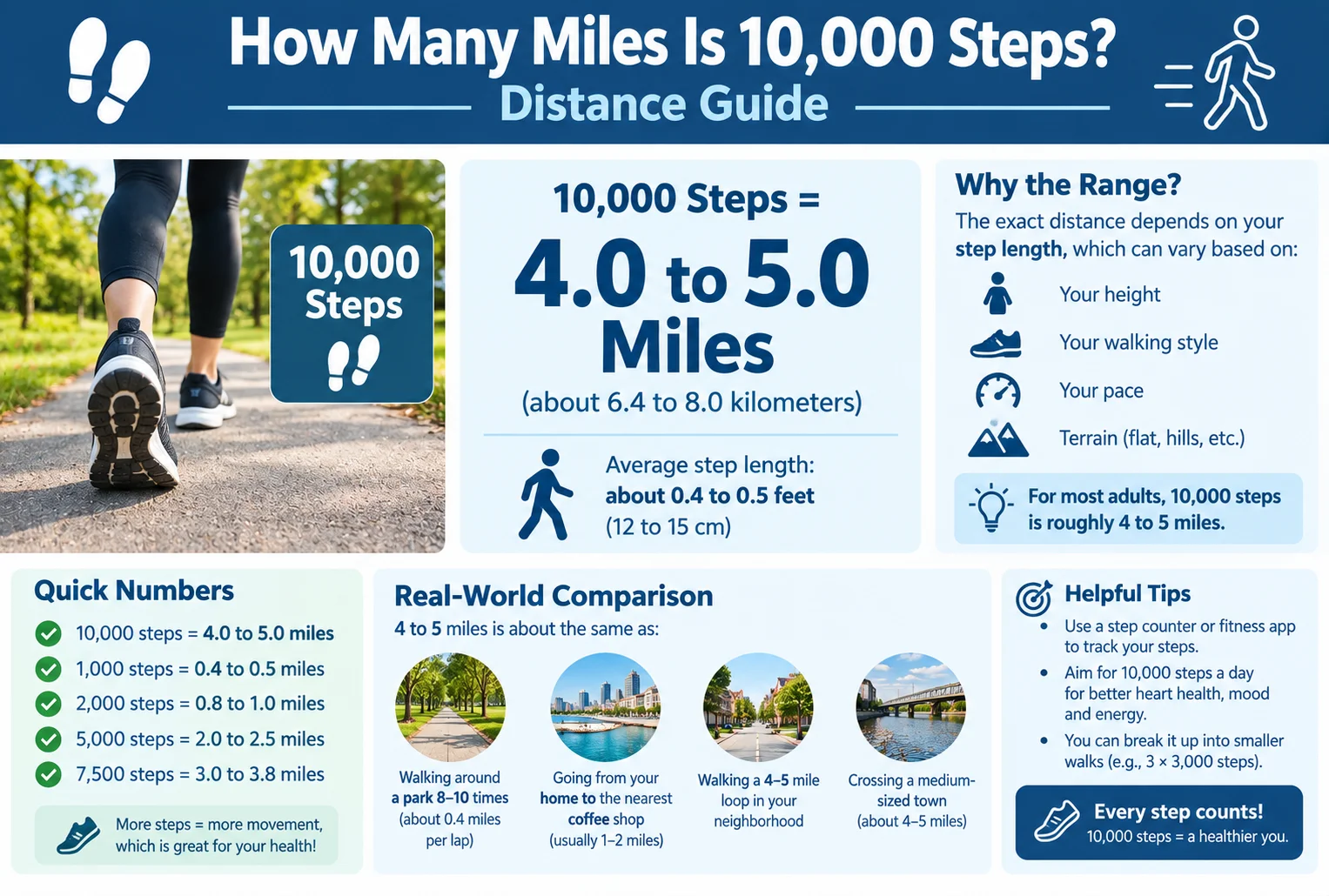 How Many Miles Is 10,000 Steps