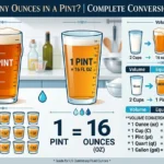 how many ounces in a pint