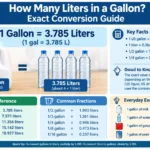 how many liters in a gallon